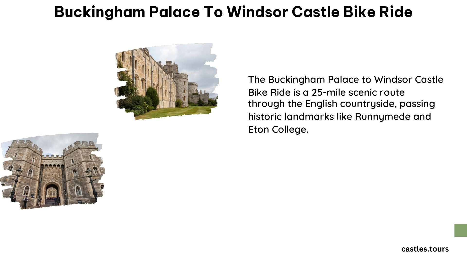 Buckingham Palace to Windsor Castle Bike Ride