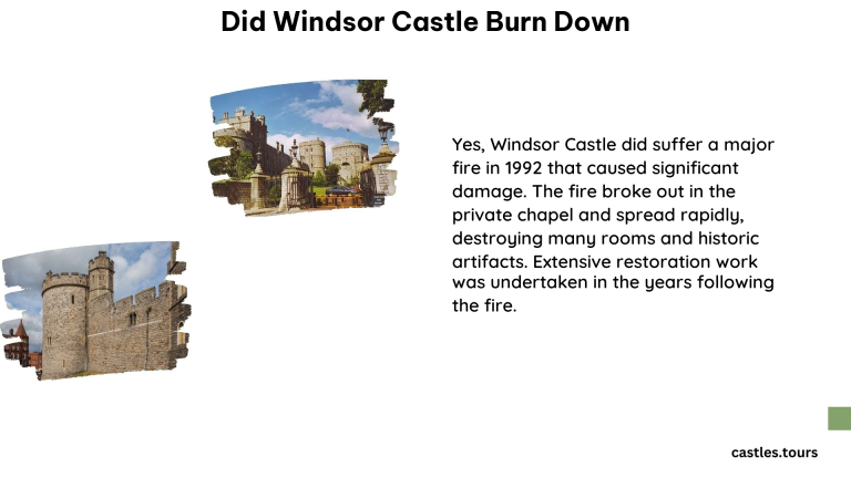 Did Windsor Castle Burn Down