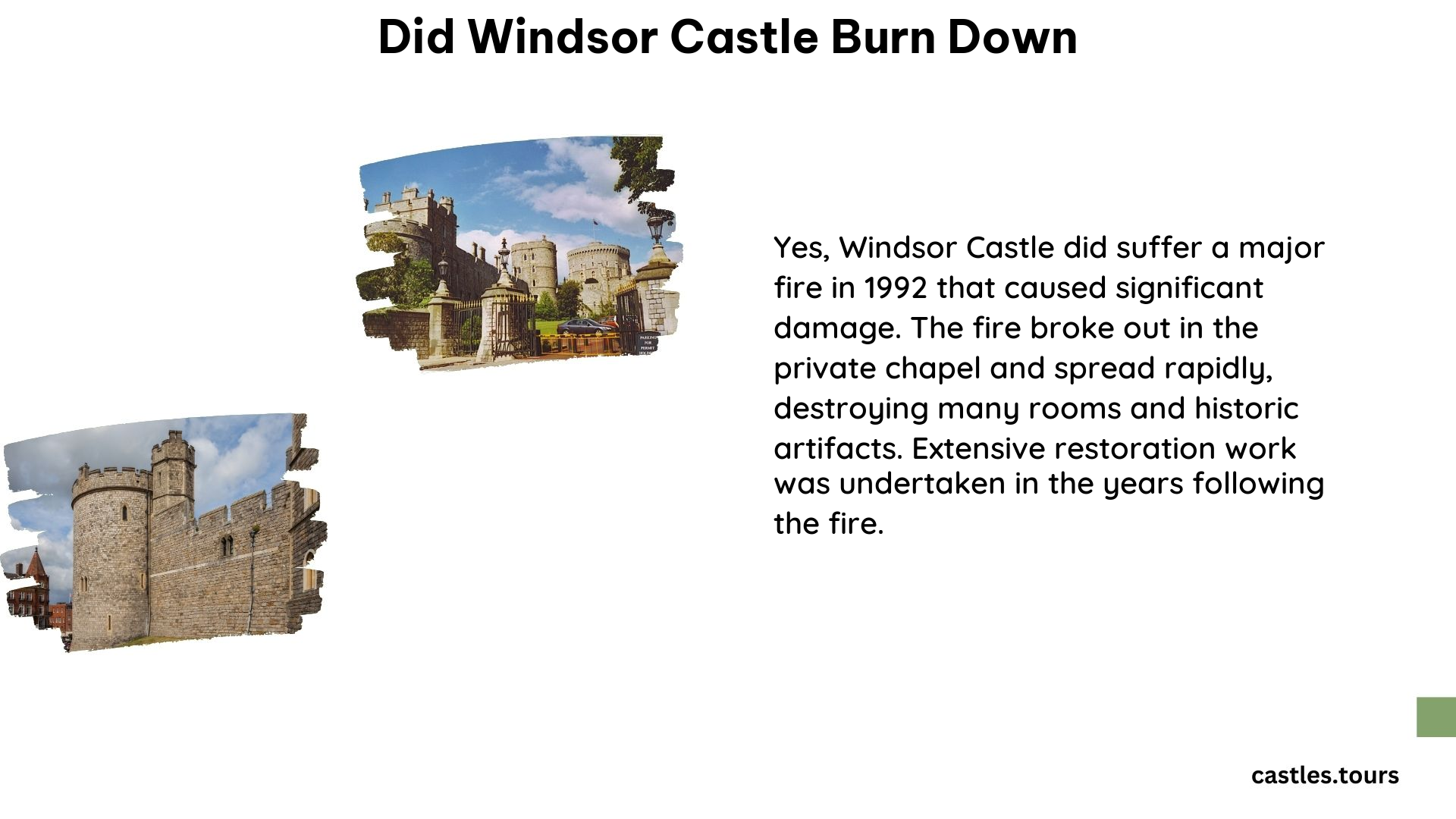 Did Windsor Castle Burn Down