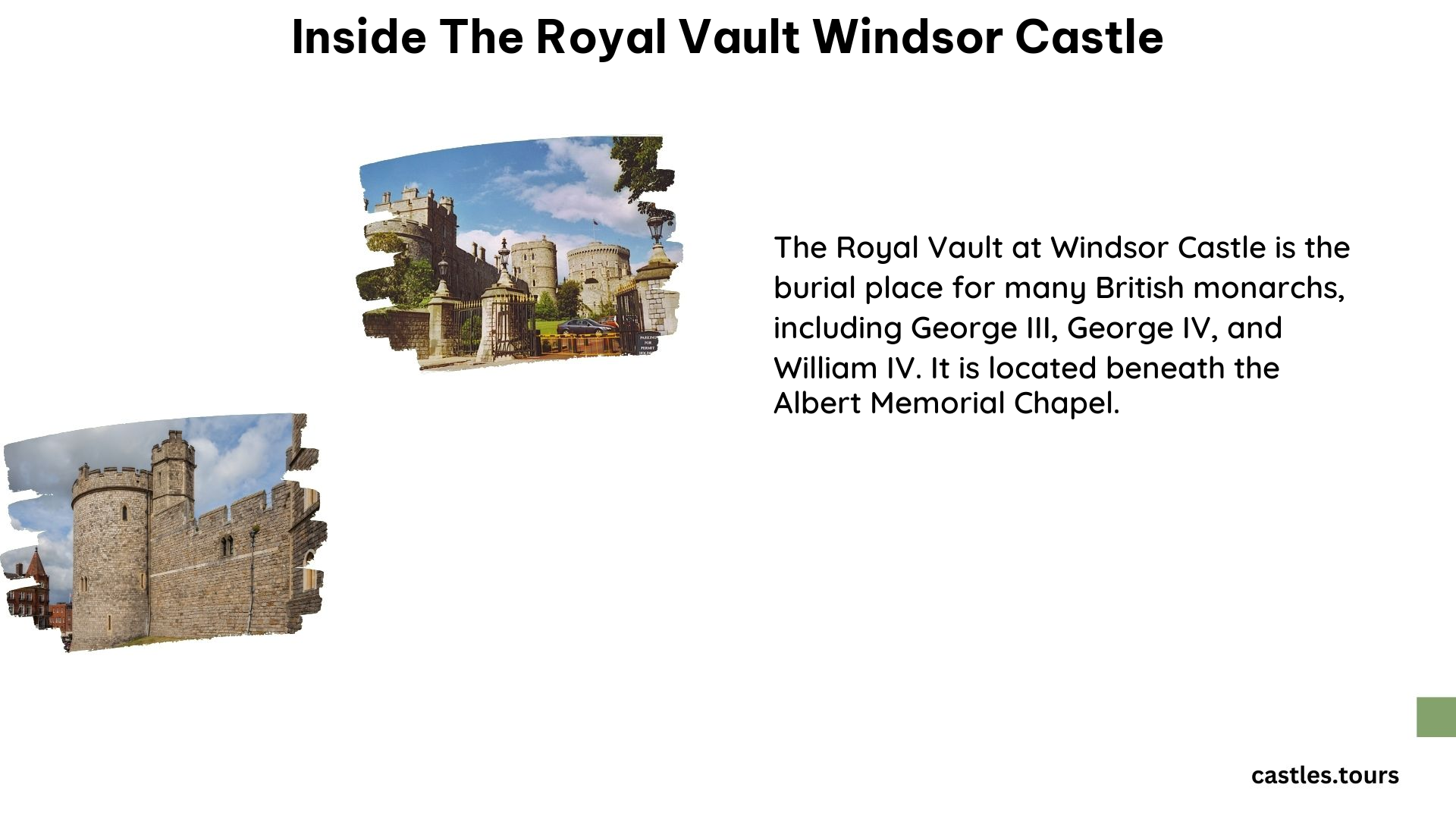 Inside the Royal Vault Windsor Castle