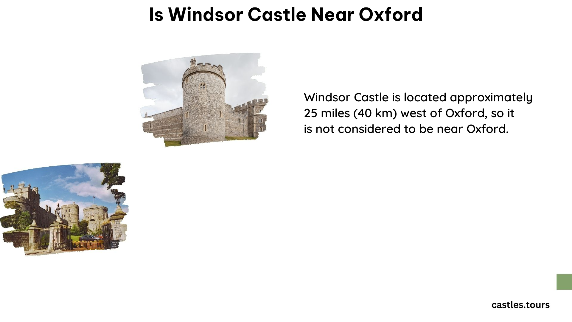 Is Windsor Castle Near Oxford