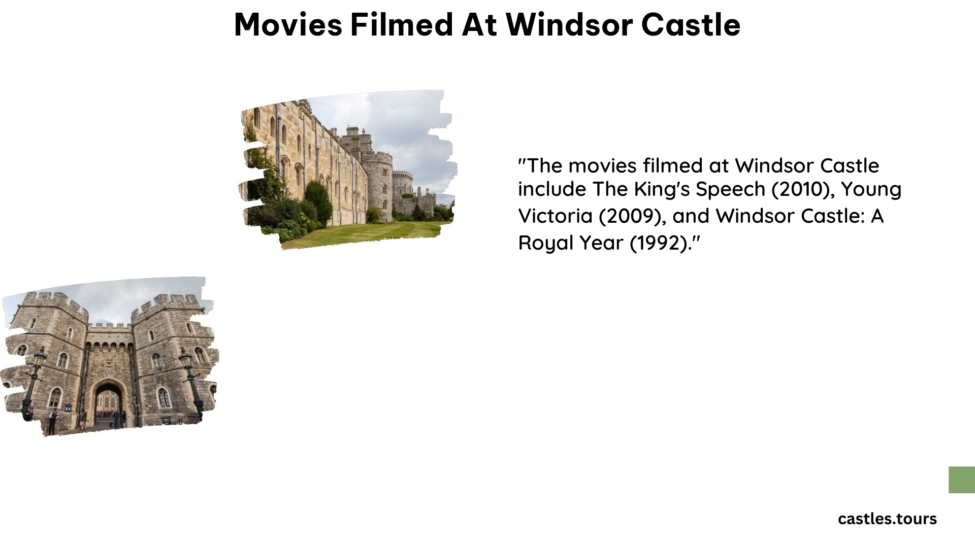 Movies Filmed at Windsor Castle