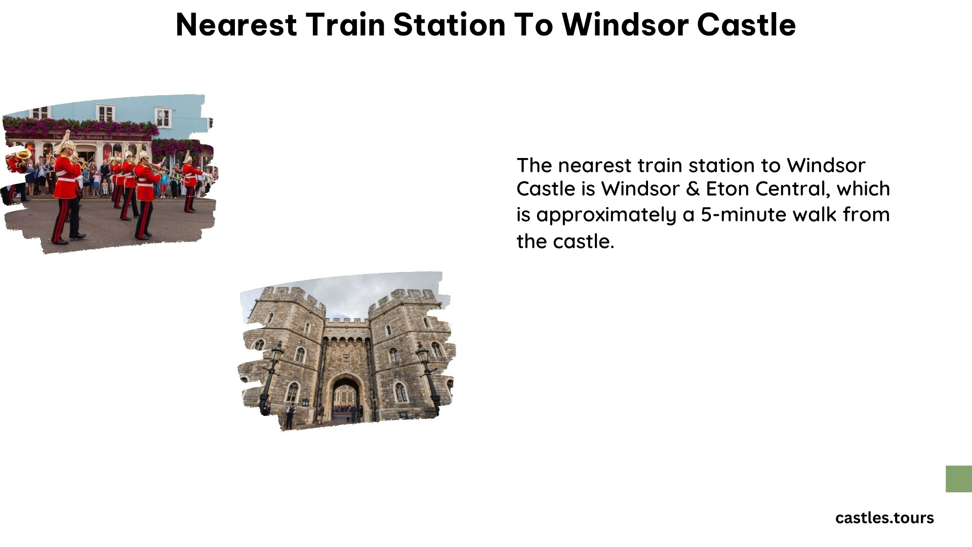 Nearest Train Station to Windsor Castle