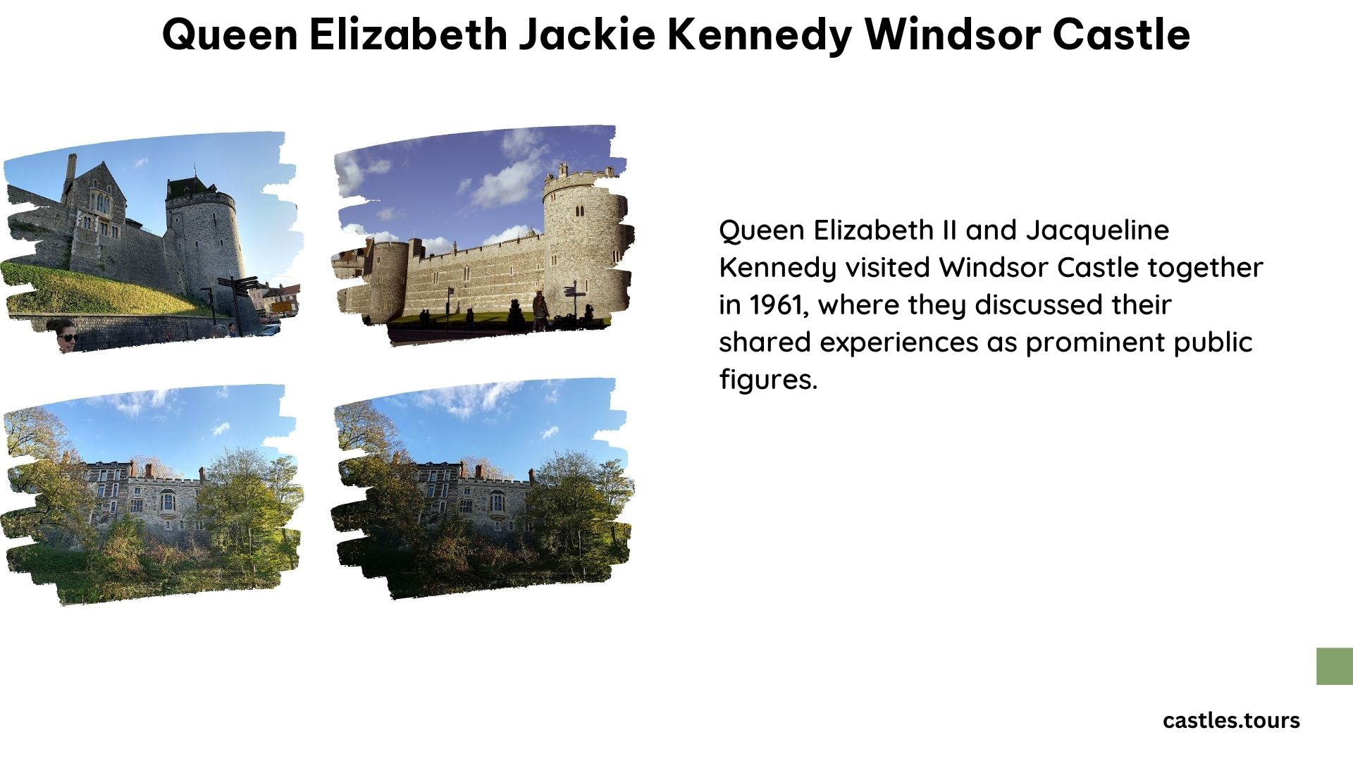 Queen Elizabeth Jackie Kennedy Windsor Castle