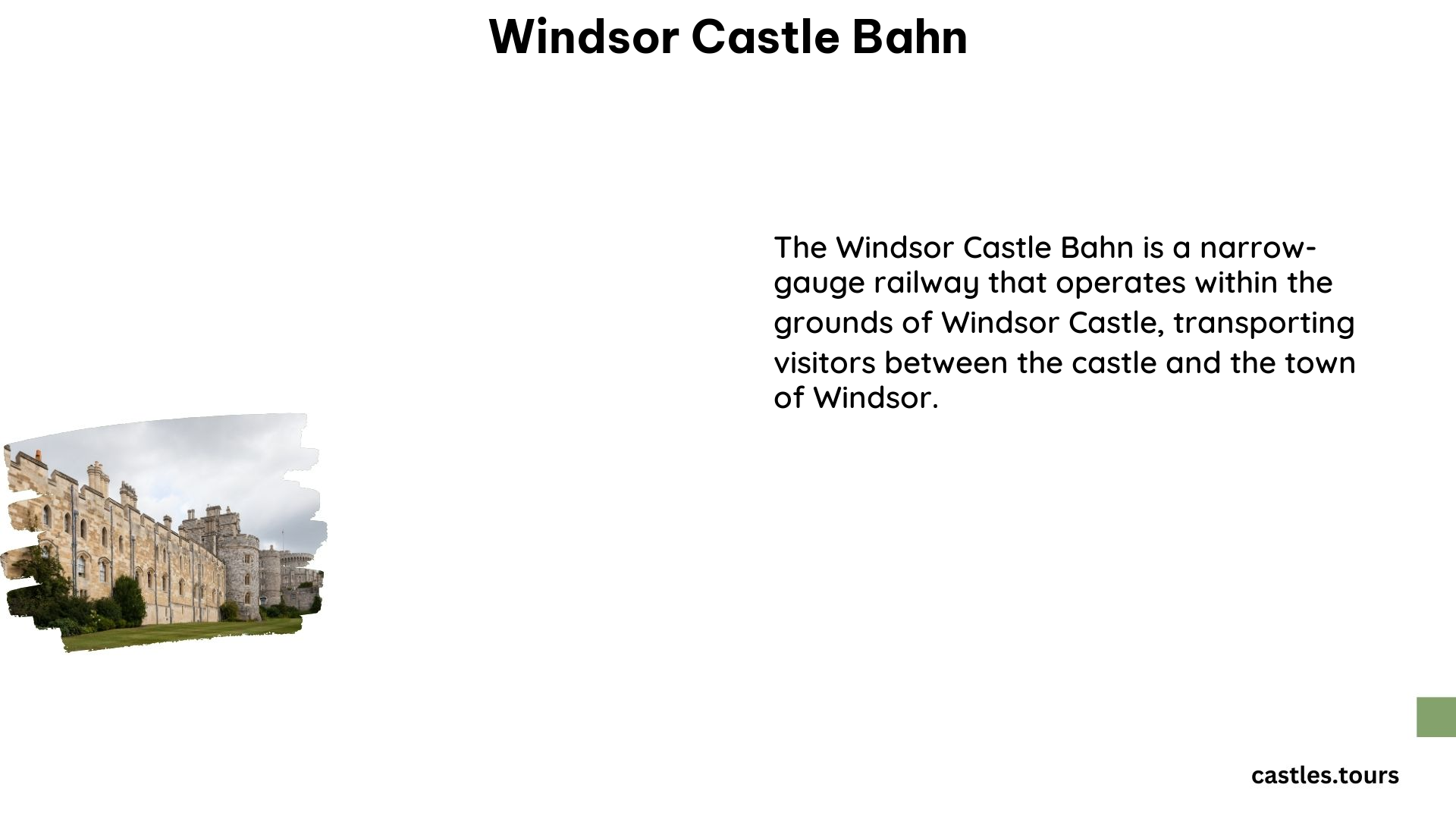 Windsor Castle Bahn