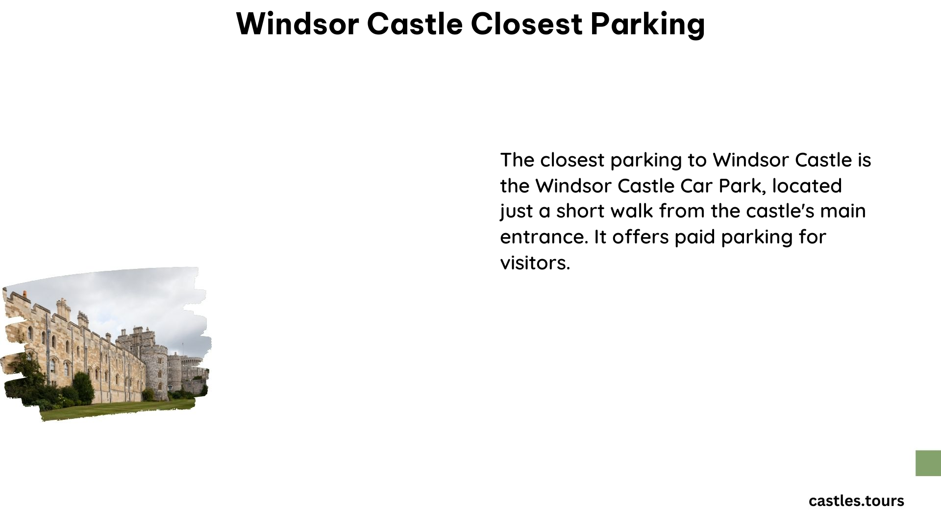 Windsor Castle Closest Parking