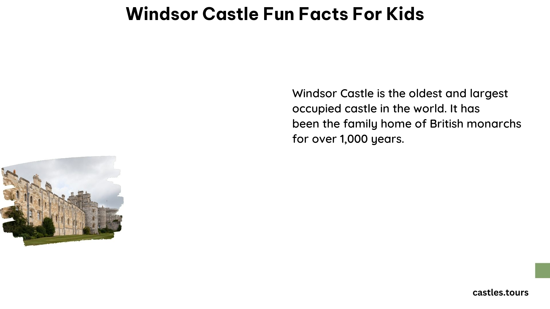 Windsor Castle Fun Facts for Kids