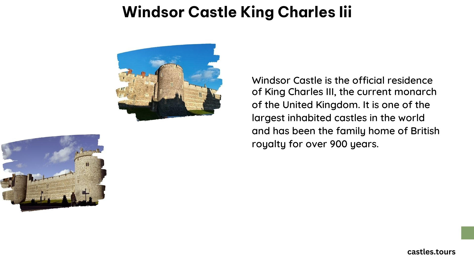 Windsor Castle King Charles III