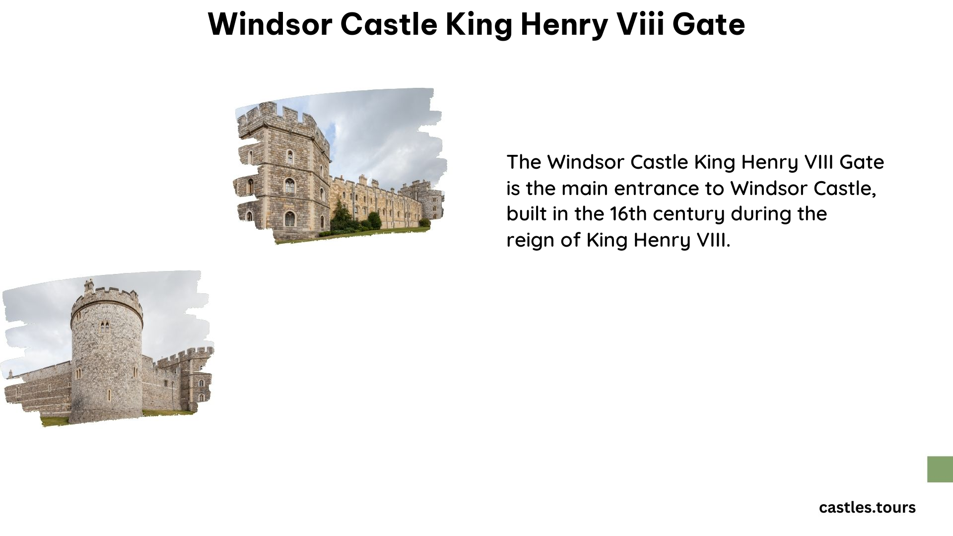 Windsor Castle King Henry VIII Gate