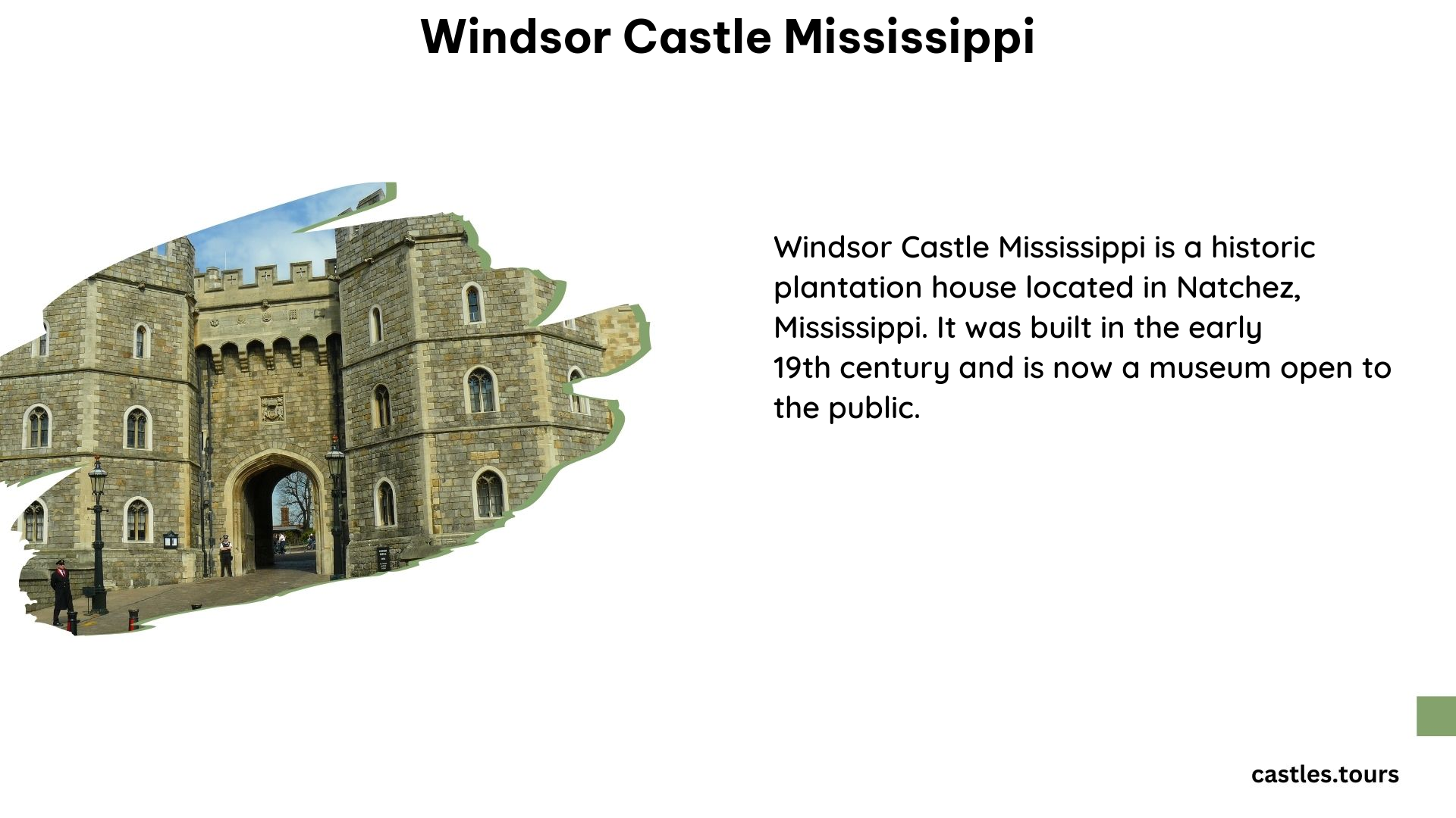 Windsor Castle Mississippi