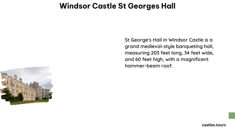 Windsor Castle St Georges Hall