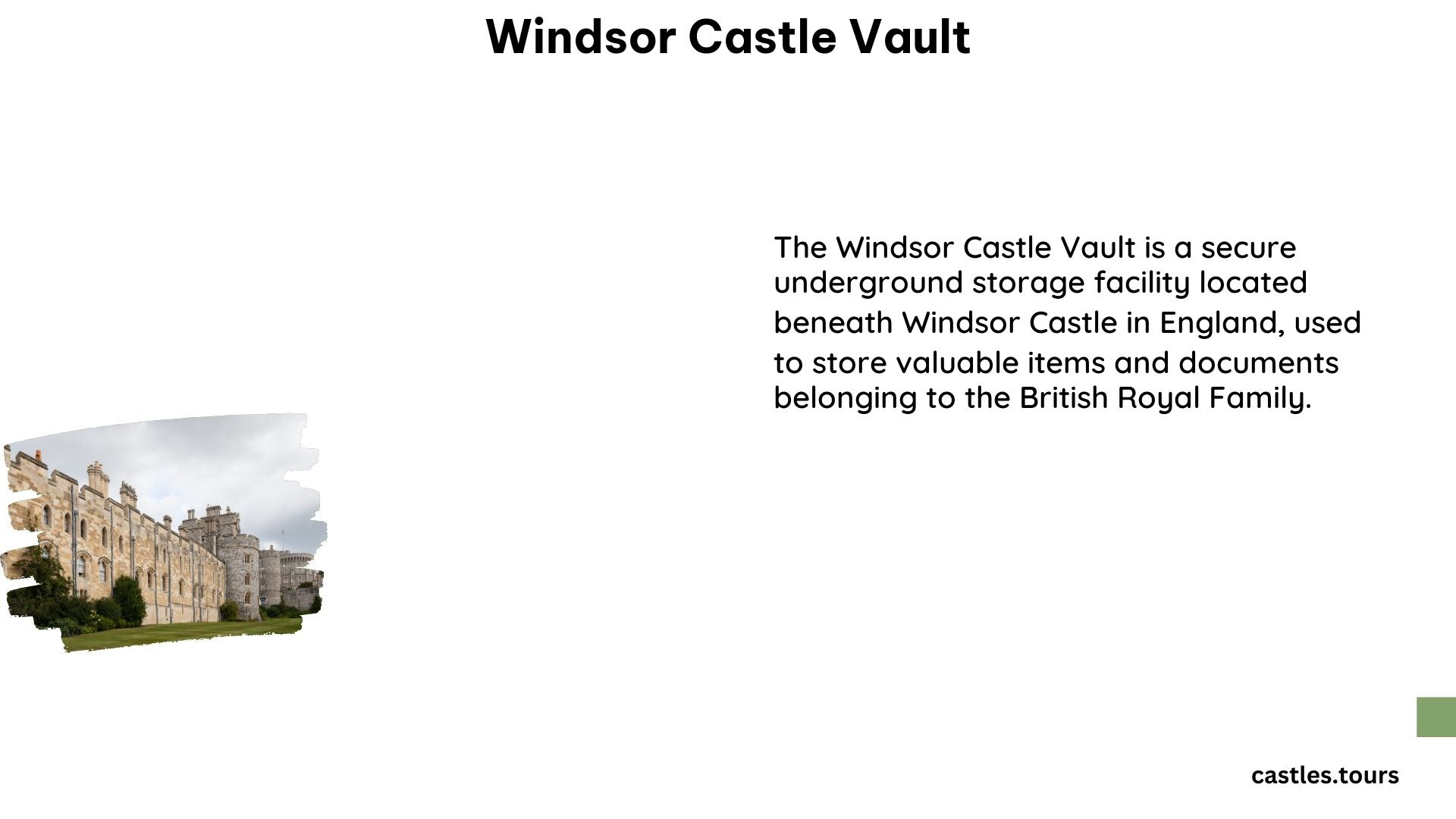 Windsor Castle Vault