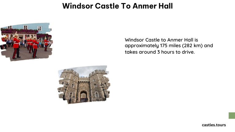 Windsor Castle to Anmer Hall