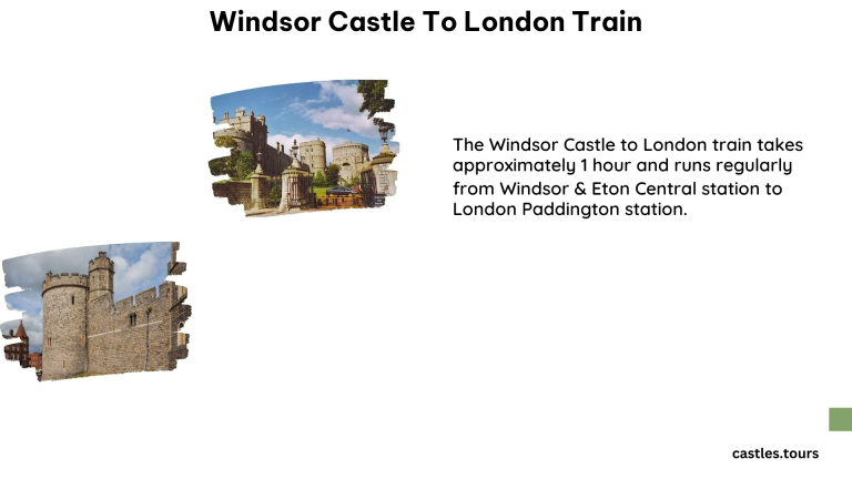 Windsor Castle to London Train