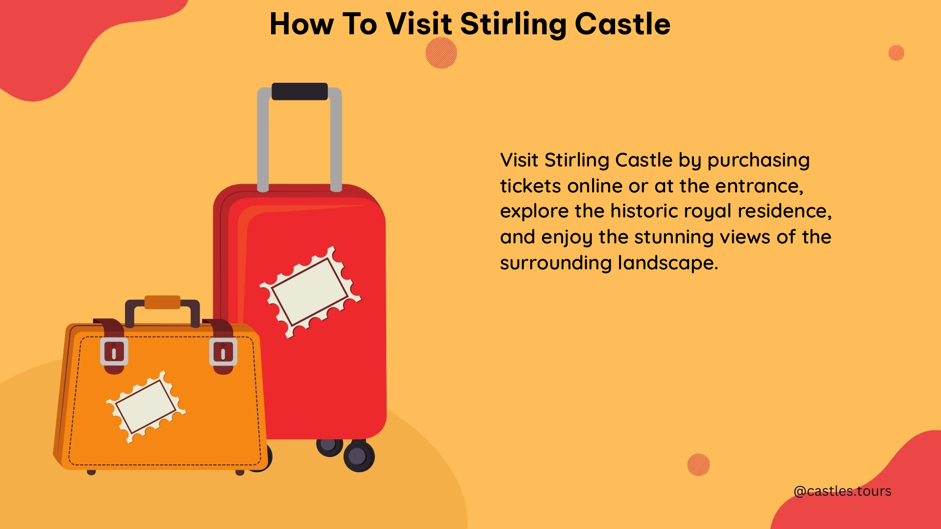 how to visit stirling castle