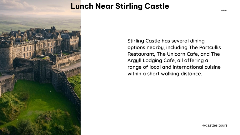 lunch near stirling castle