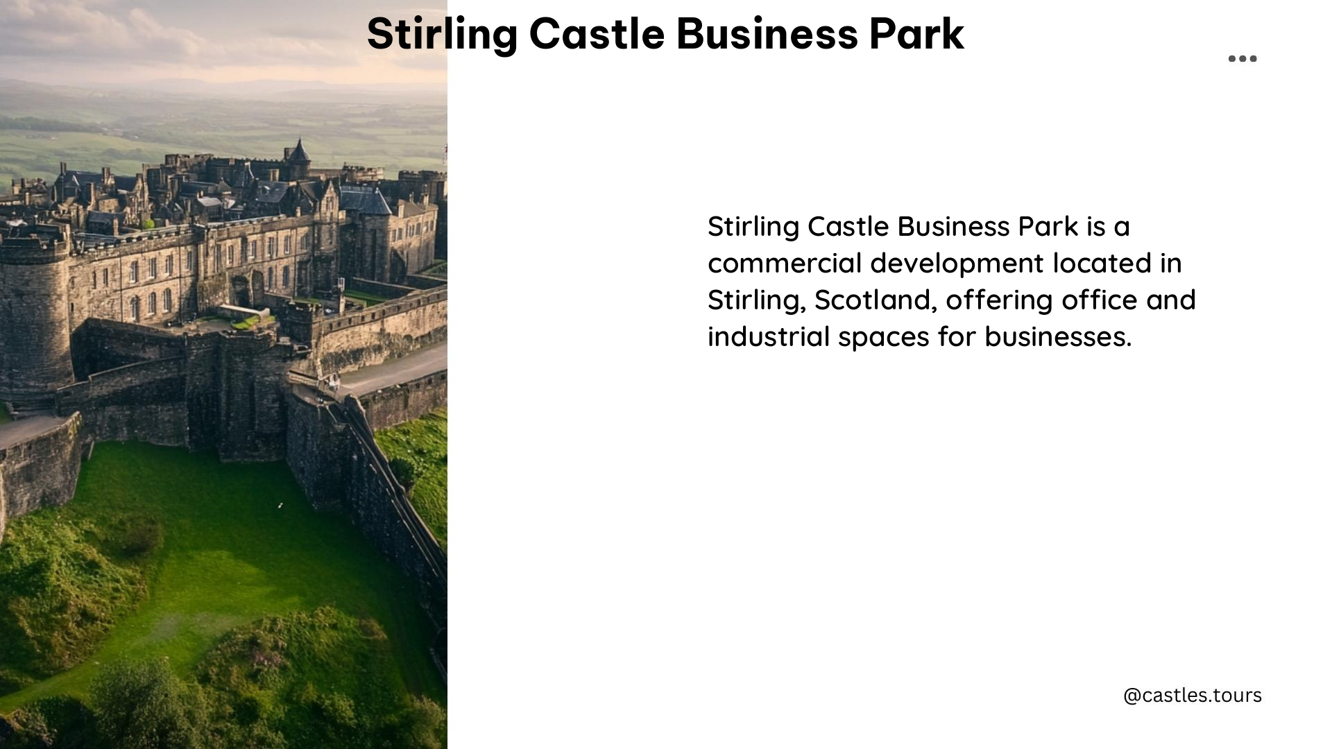 stirling castle business park