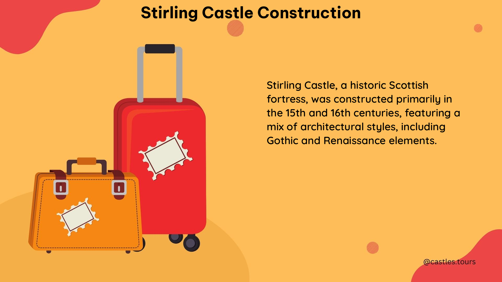 stirling castle construction