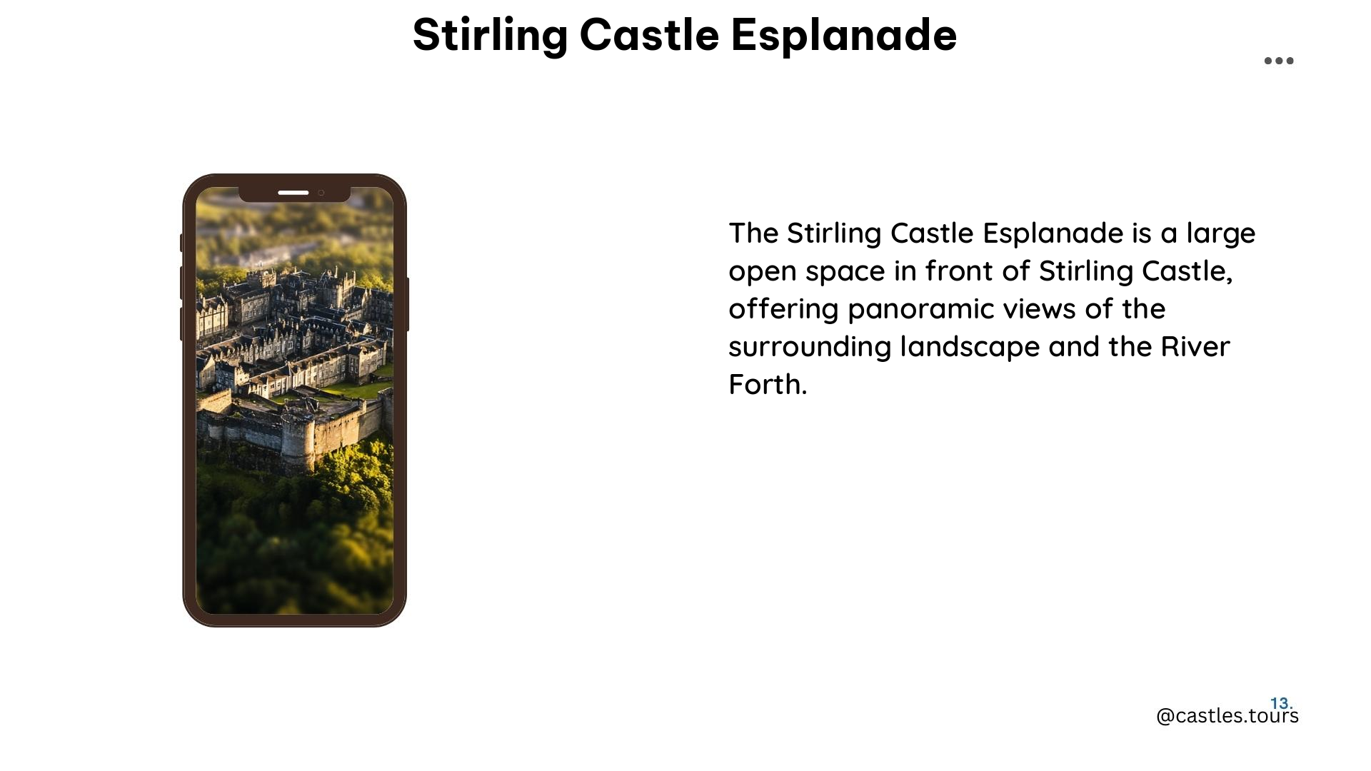 stirling castle esplanade