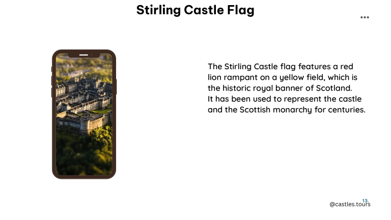 stirling castle flag