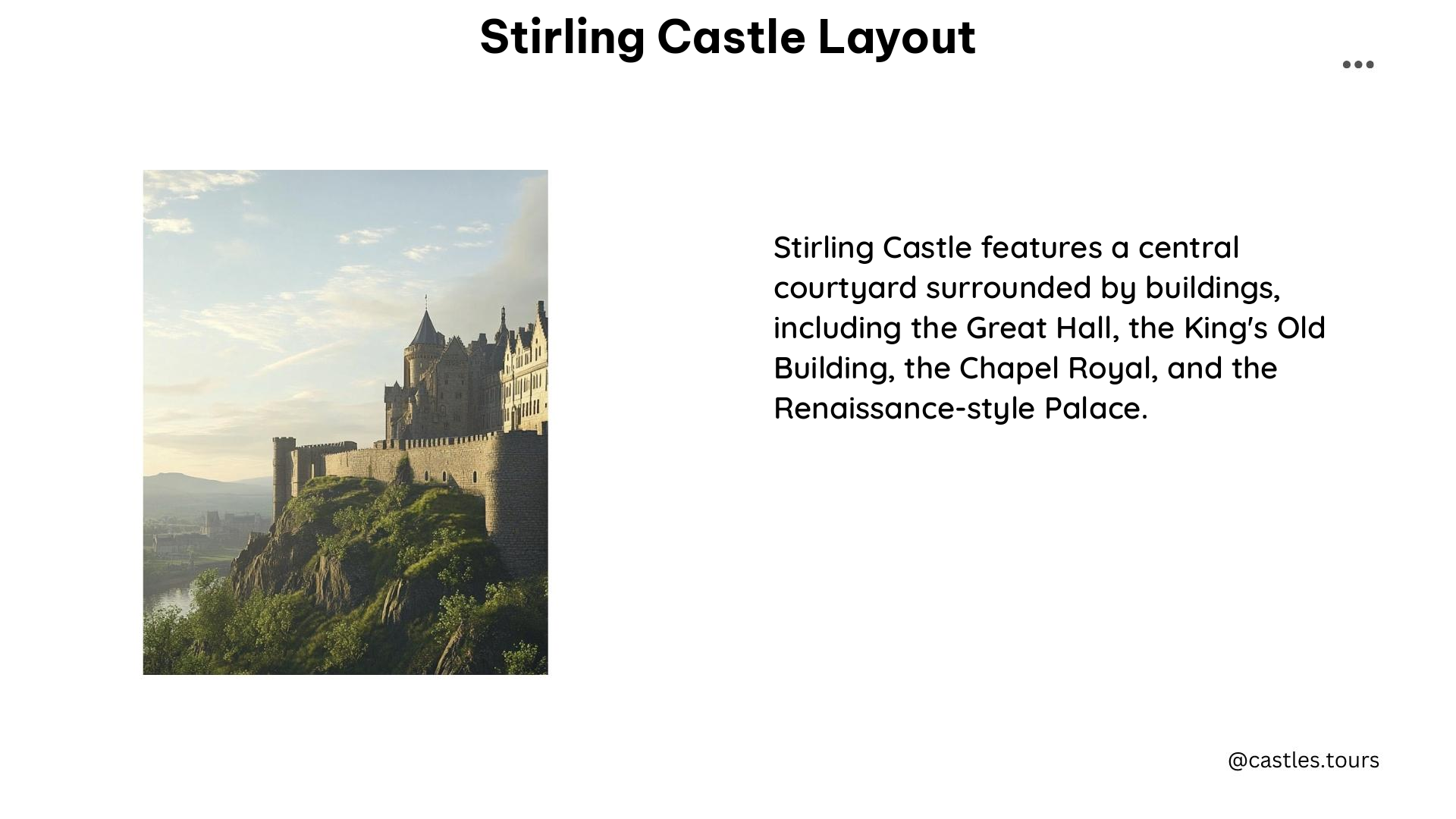 stirling castle layout