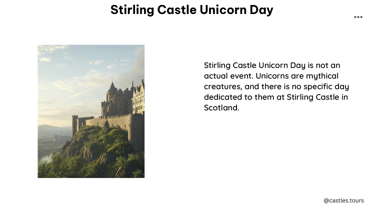 stirling castle unicorn day