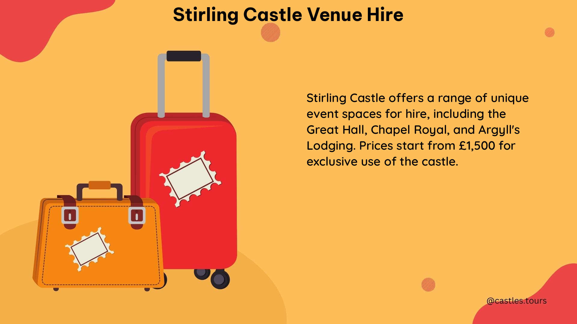 stirling castle venue hire