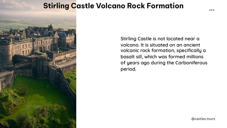 stirling castle volcano rock formation