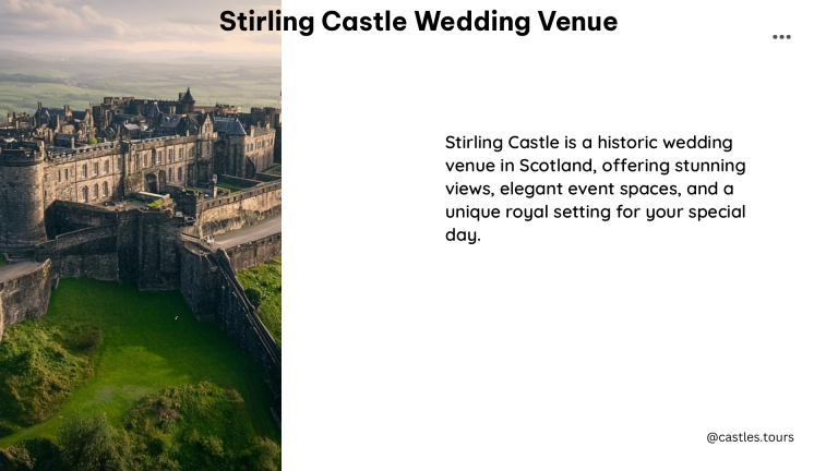 stirling castle wedding venue