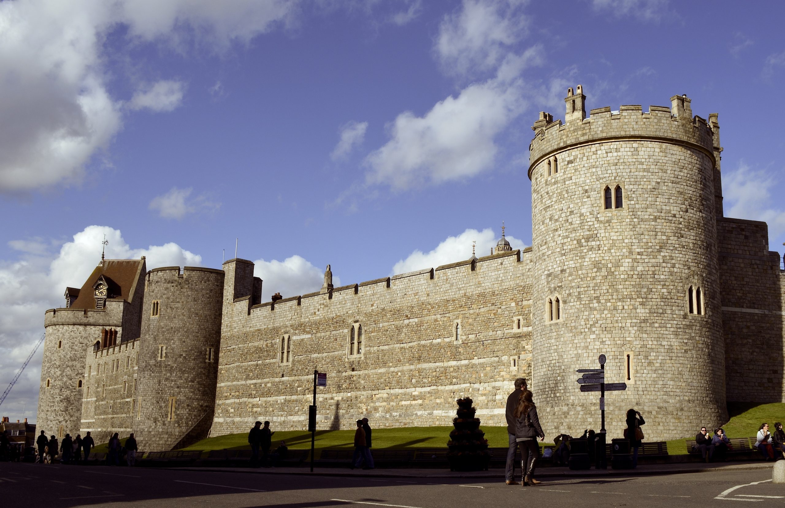 Windsor Castle in the Rain