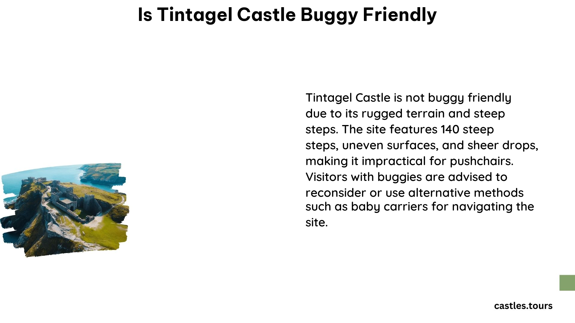 Is Tintagel Castle Buggy Friendly