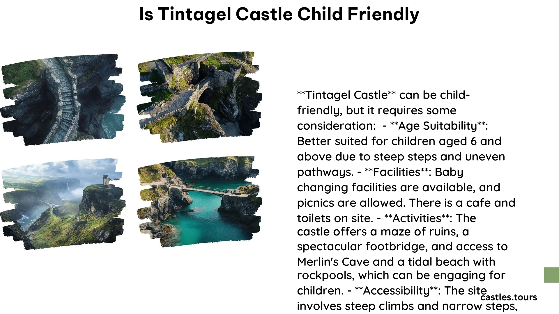 Is Tintagel Castle Child Friendly