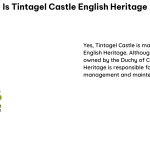 Is Tintagel Castle English Heritage