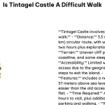 Is Tintagel Castle a Difficult Walk