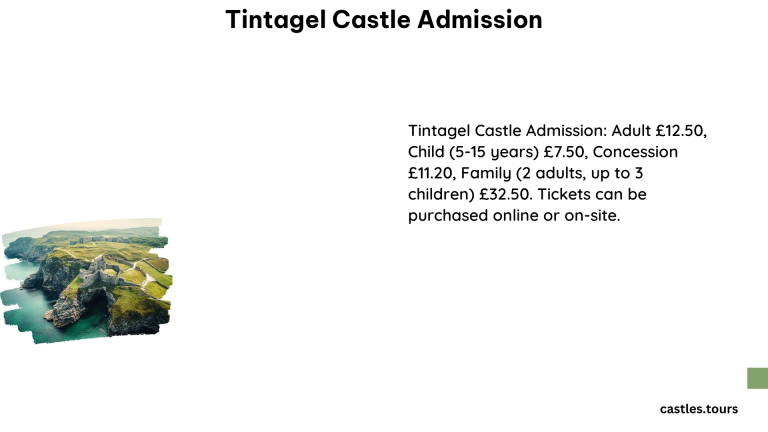 Tintagel Castle Admission