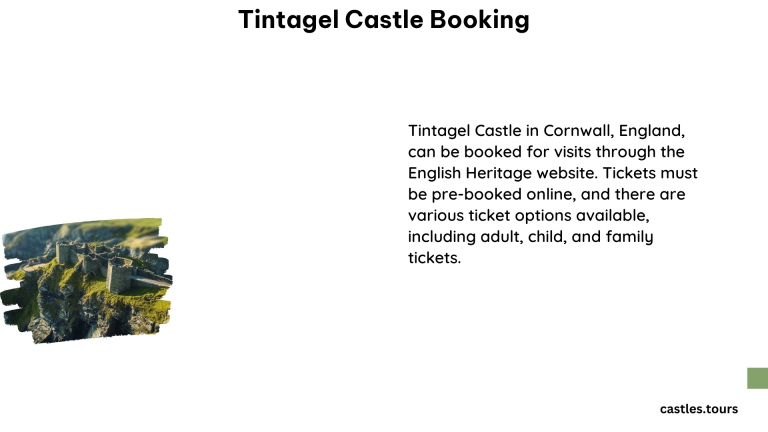 Tintagel Castle Booking