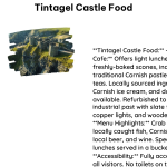 Tintagel Castle Food