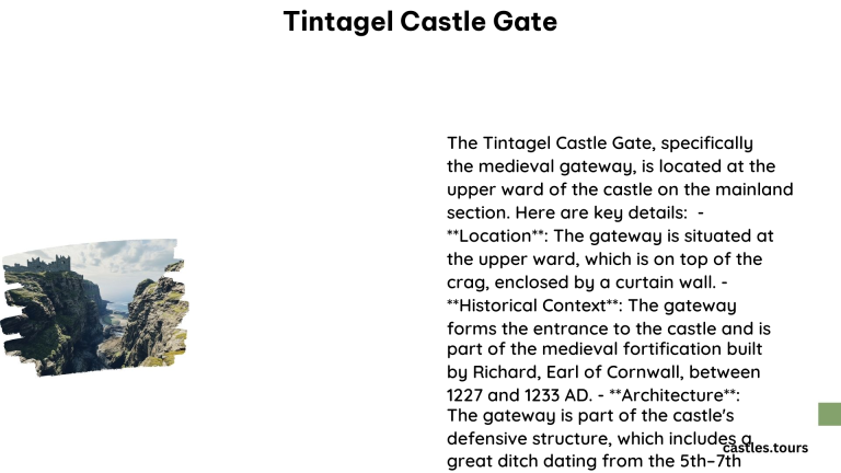 Tintagel Castle Gate