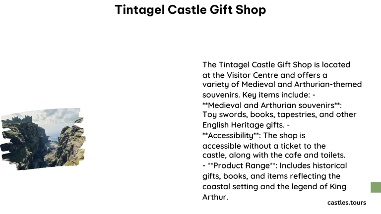 Tintagel Castle Gift Shop