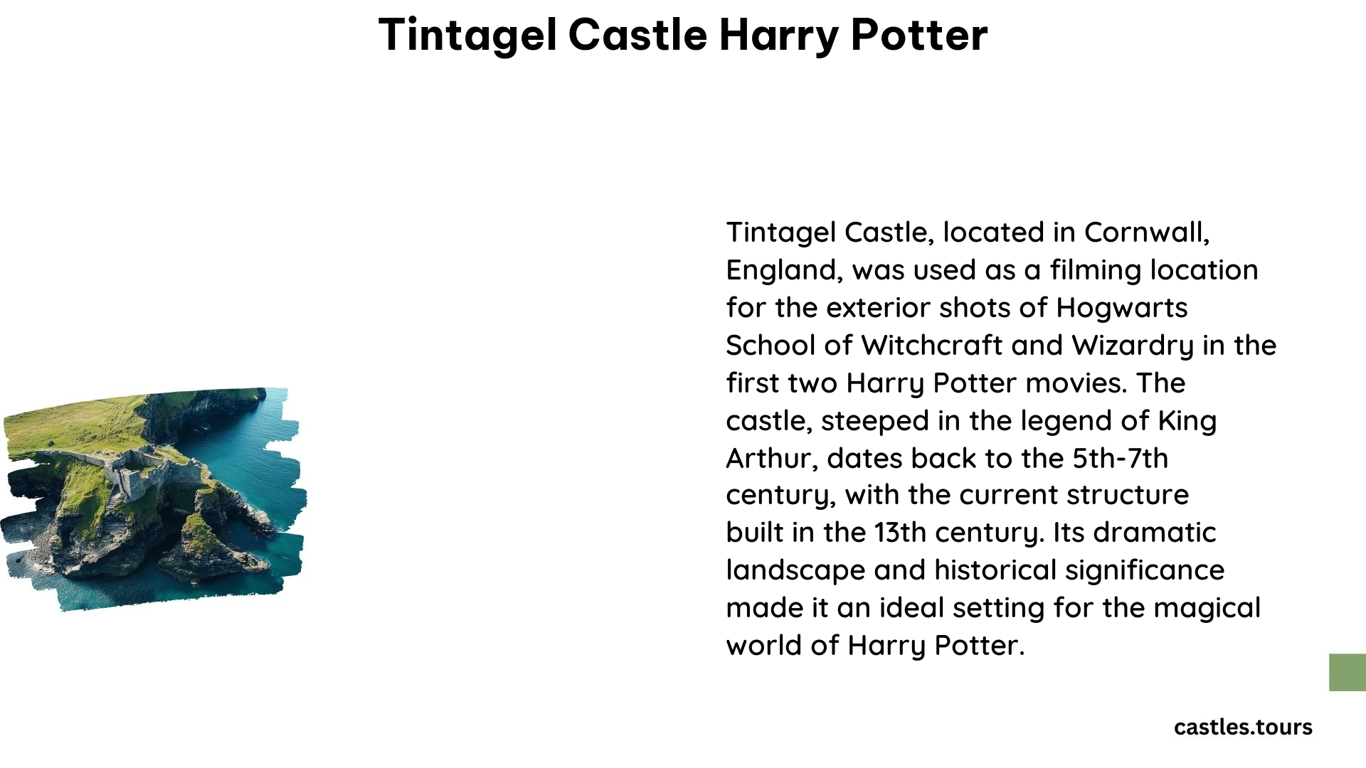 Tintagel Castle Harry Potter