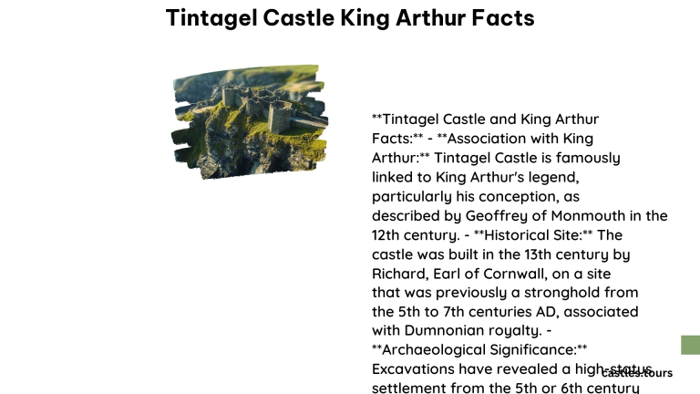 Tintagel Castle King Arthur Facts