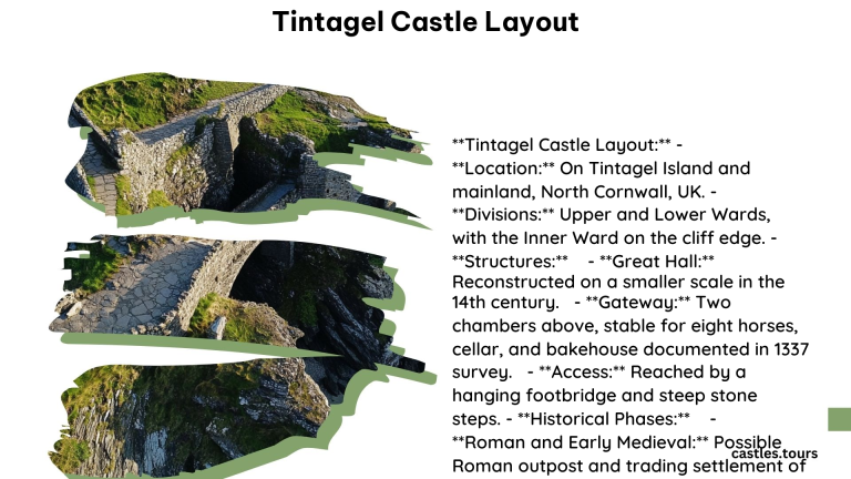 Tintagel Castle Layout