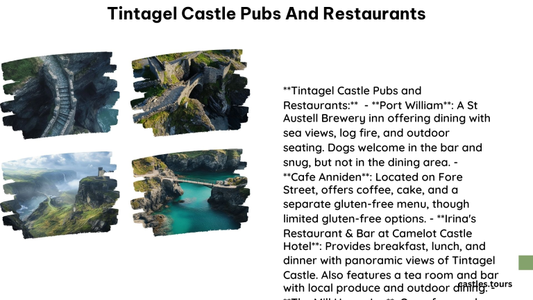 Tintagel Castle Pubs and Restaurants