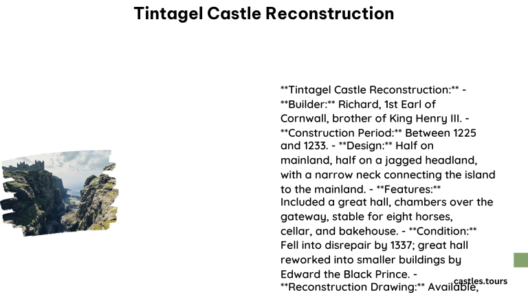 Tintagel Castle Reconstruction