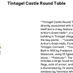 Tintagel Castle Round Table