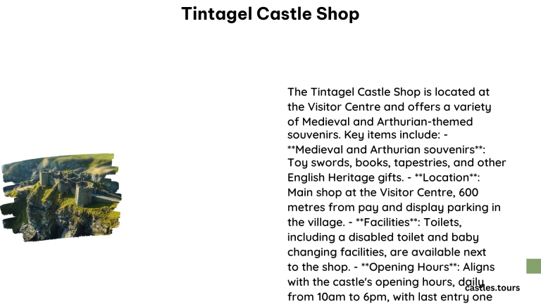 Tintagel Castle Shop