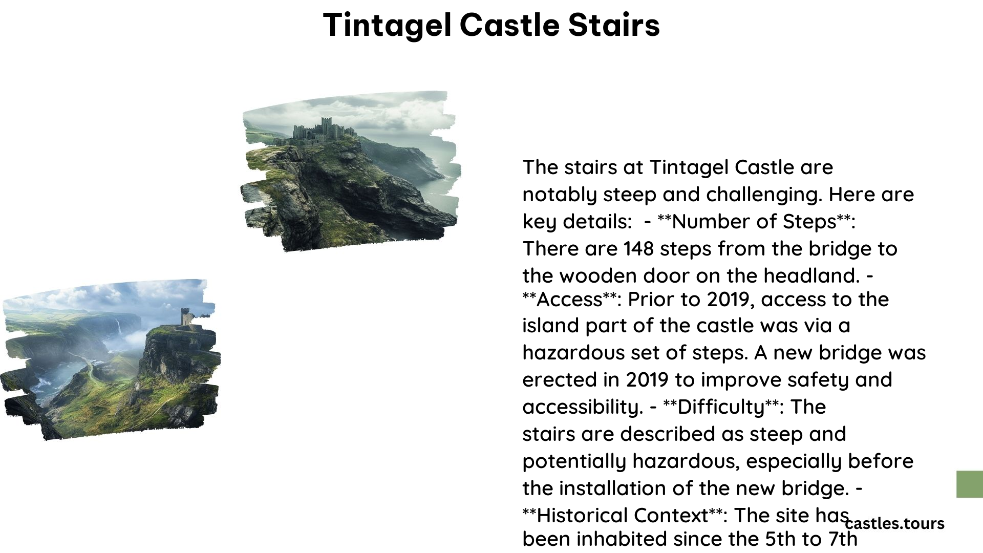 Tintagel Castle Stairs