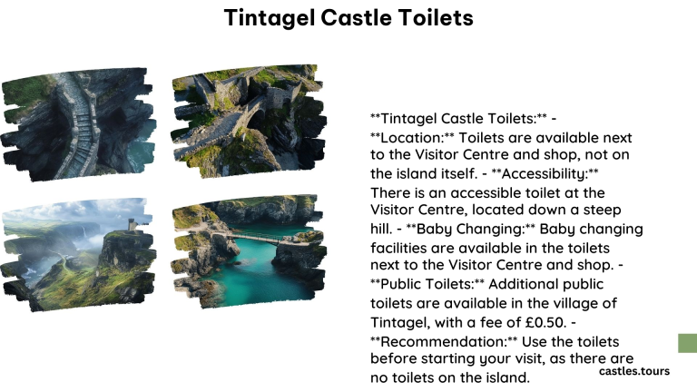 Tintagel Castle Toilets