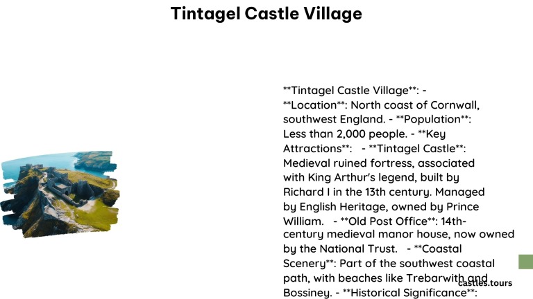 Tintagel Castle Village