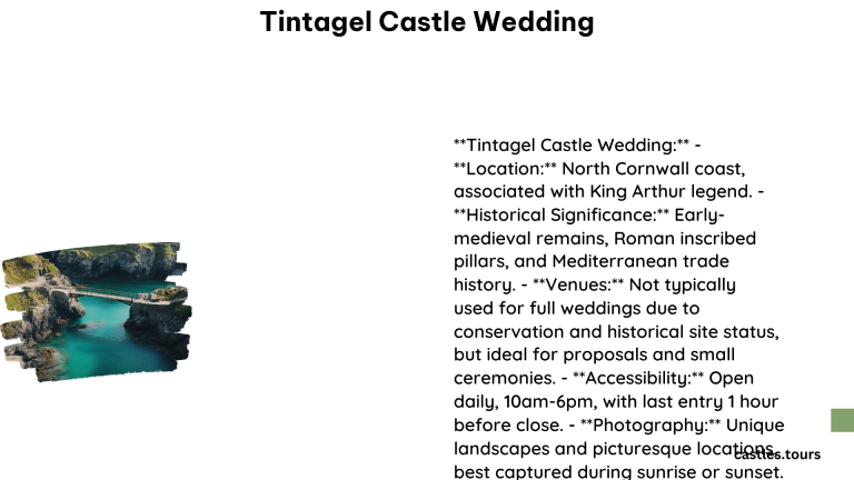 Tintagel Castle Wedding